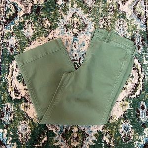 Green wide leg pants!